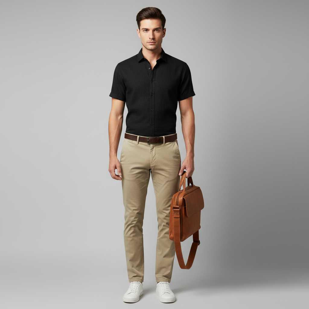 Men's Casual Summer Shirt | Essential Loose Fit Top