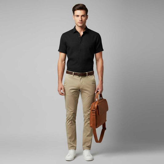 Men's Casual Summer Shirt | Essential Loose Fit Top