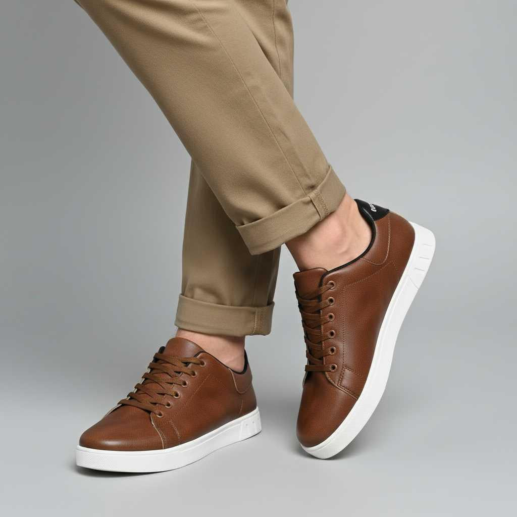 Men's Lace-Up Low-Top Sneakers | Casual Men's Trainers