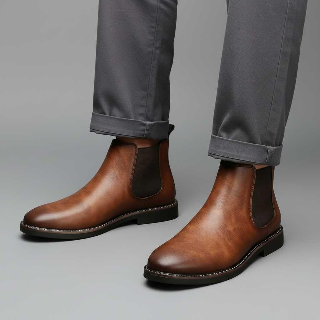 Men's Waterproof Chelsea Boots | Stylish Ankle Footwear