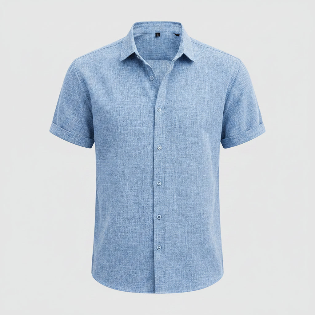 Men's Casual Summer Shirt | Essential Loose Fit Top 0