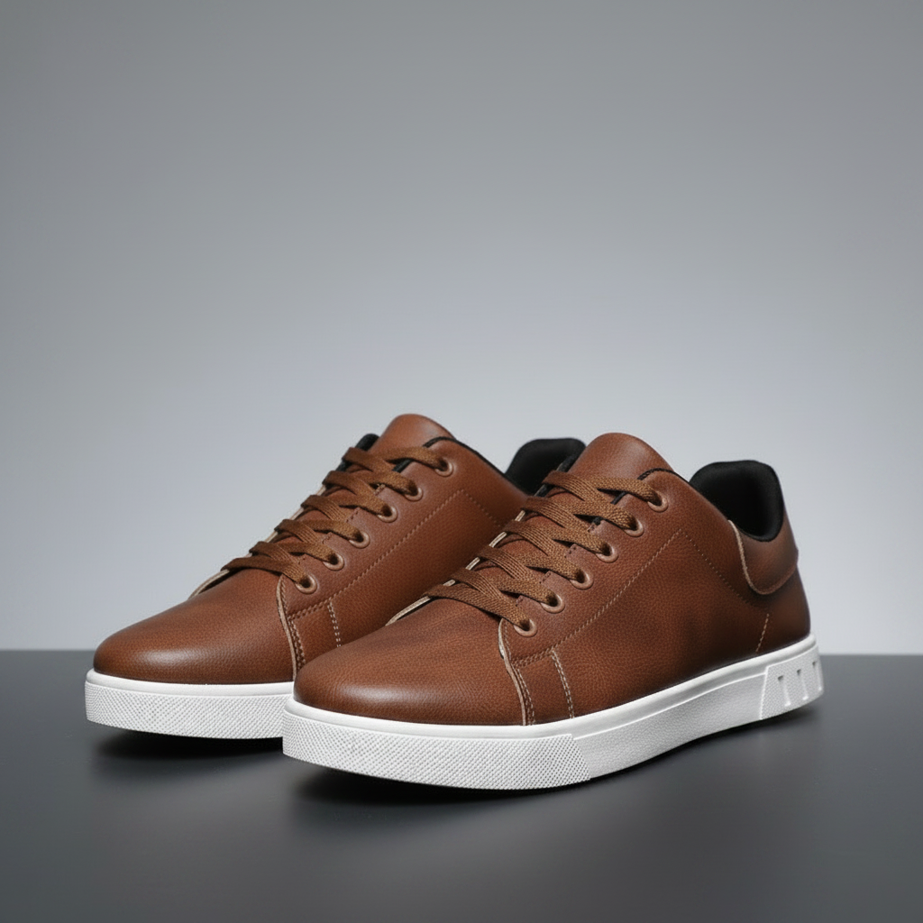 Men's Lace-Up Low-Top Sneakers | Casual Men's Trainers 0