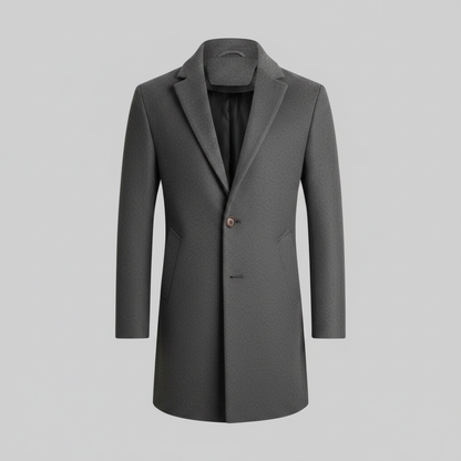 Men's Notched Lapel Overcoat | Men's Coat for Winter 6
