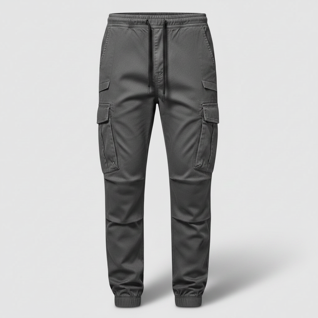 Men's Tactical Cargo Pants | Black Outdoor Multi-Pocket Trousers 6