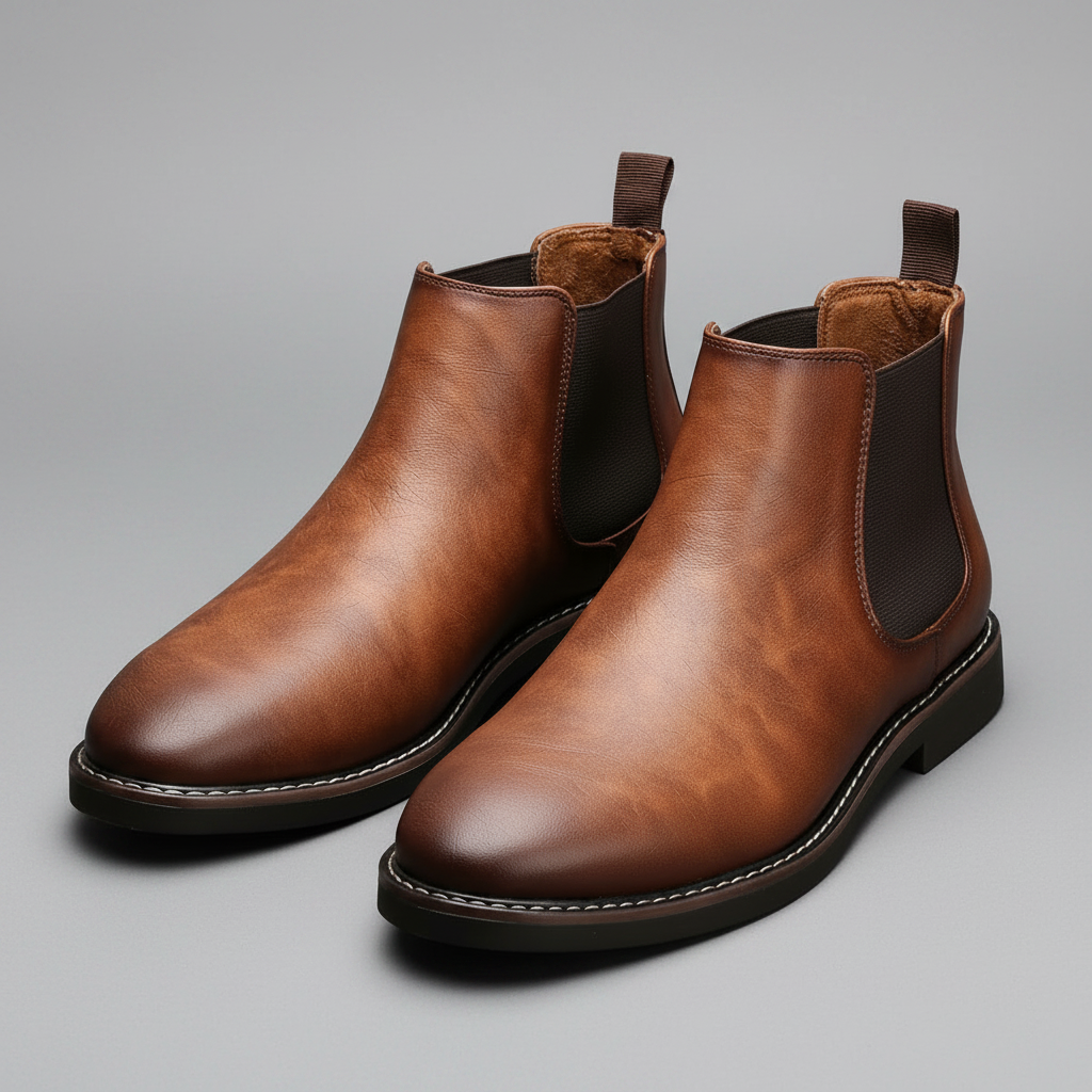 Men's Waterproof Chelsea Boots | Stylish Ankle Footwear 0